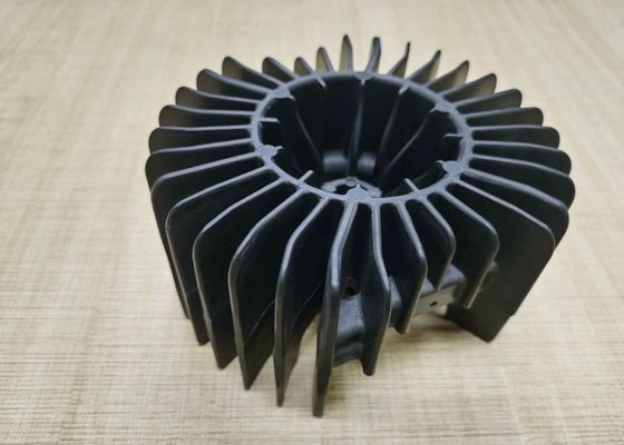 Black Anodizing Die Casting Parts / Round Aluminum Profile A380 For Heat Sink