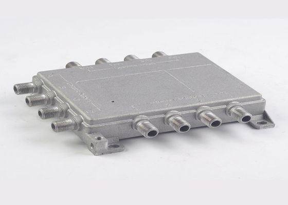 Electronic Telecom Zinc Die Casting CNC Machining Signal Receiver Housing 100% inspection